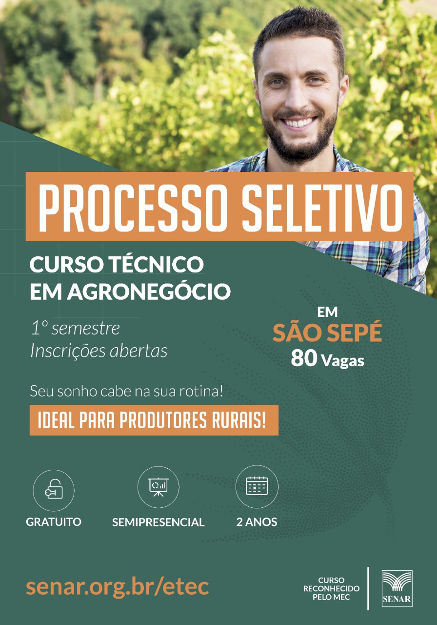 Senar Abre Sele O Para Mais De Mil Vagas Para Curso T Cnico Gratuito Em Agroneg Cio